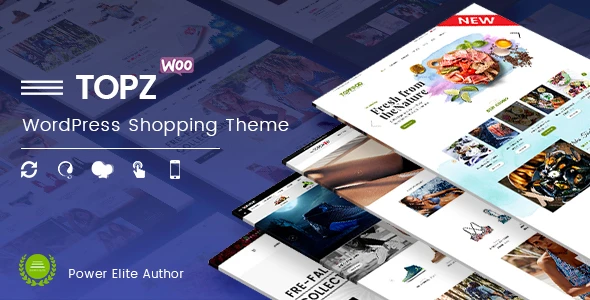 TopZ – Food Store & Sport Fashion Shop WooCommerce WordPress Theme